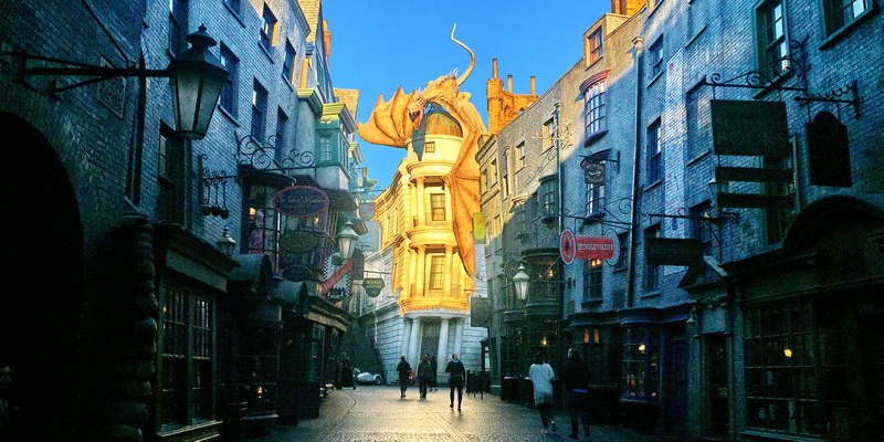 Diagon Alley at the Wizarding World of Harry Potter Orlando