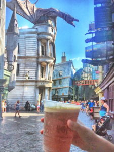 Butterbeer in Diagon Alley at the Wizarding World of Harry Potter in Universal Orlando