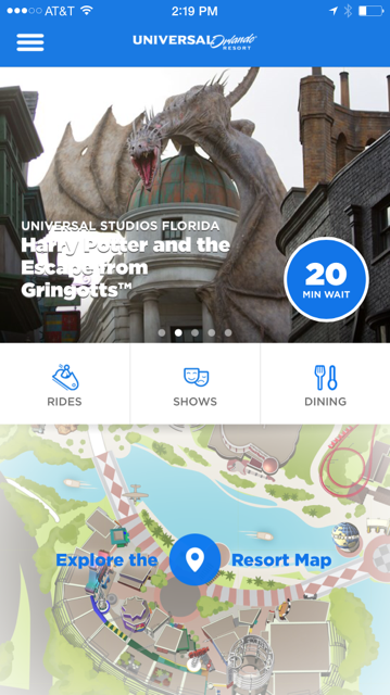 Guide to the Official Universal Orlando Resort App