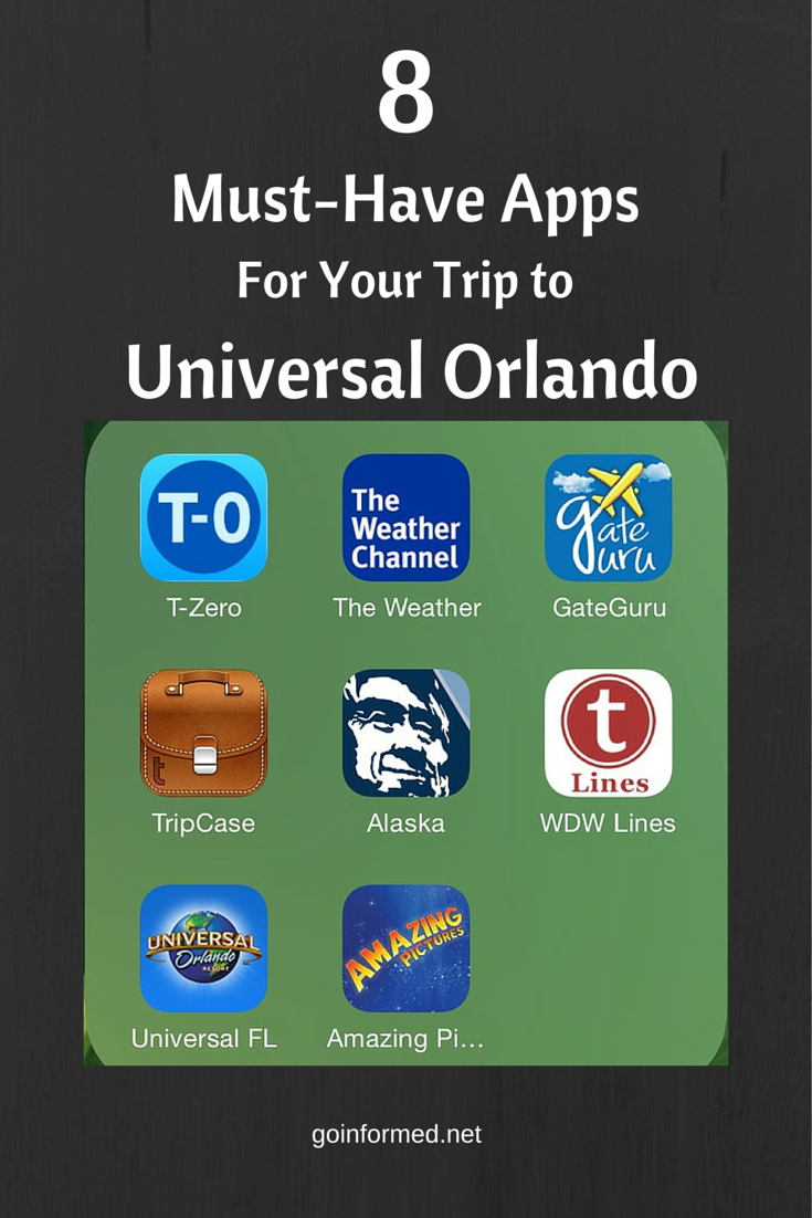 The 8 Apps You Need for Your Trip to Universal Orlando