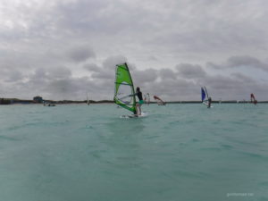 Windsurfing at Bonaire's Jibe City