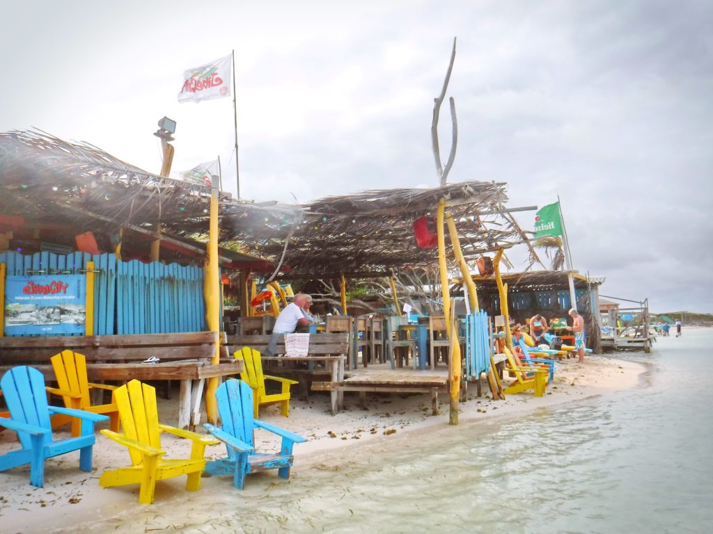 Bonaire's Hang Out Beach Bar is the quintessential Caribbean beach bar.