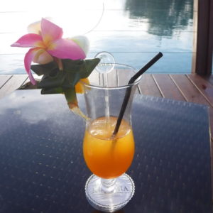 Nothing says Tropical better than a flower-garnished Mai Tai.