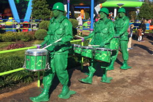 The Green Army in Toy Story Land