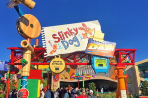 Slinky Dog Roller Coaster Sign Toy Story Land Disney World