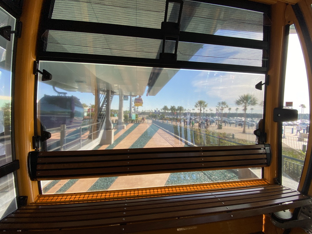 Great views from the Disney World skyliner.