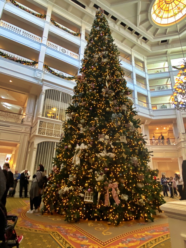 Christmas tree at the Grand Floridian Resort Disney World